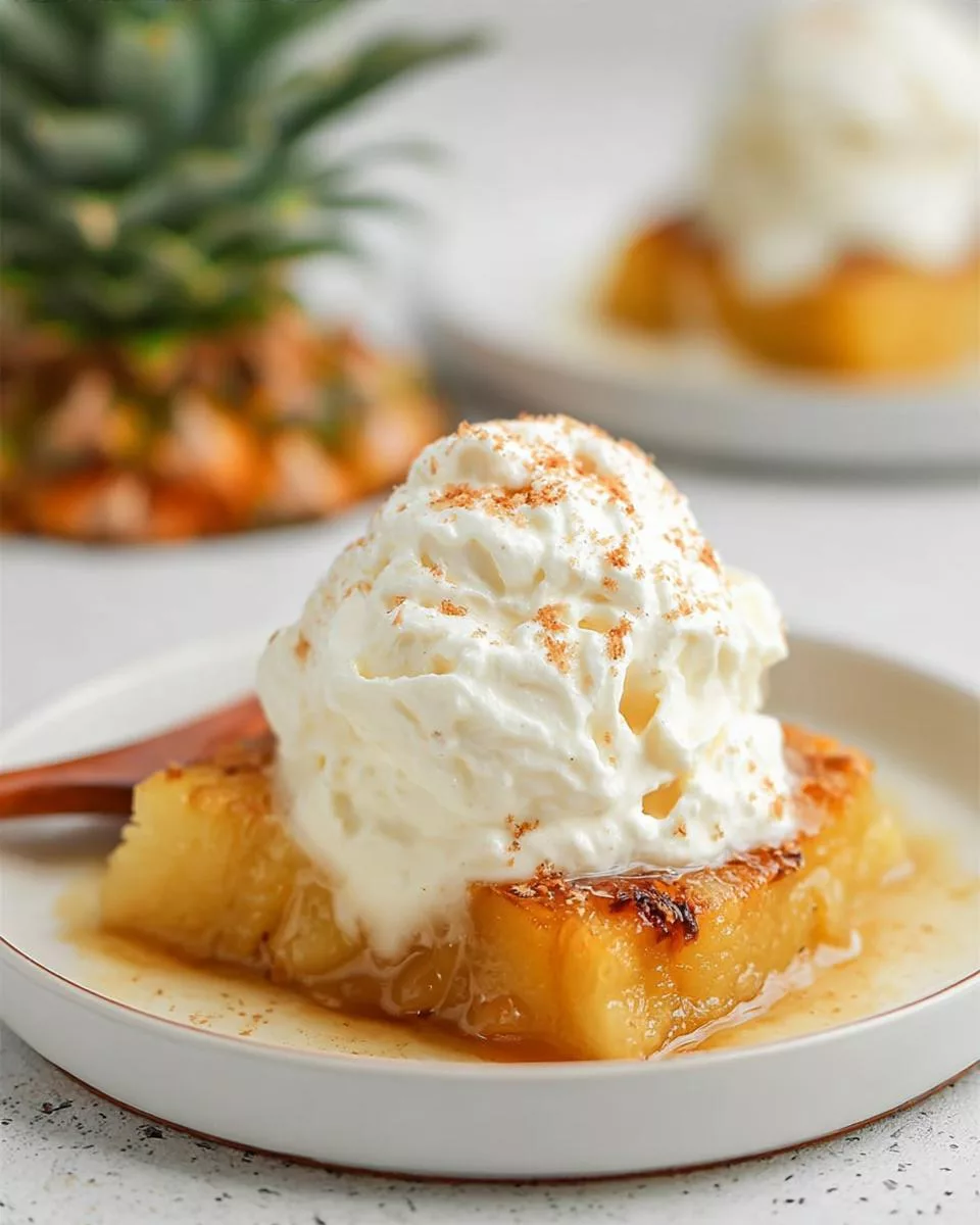 Baked Pineapple Dessert - detail 1