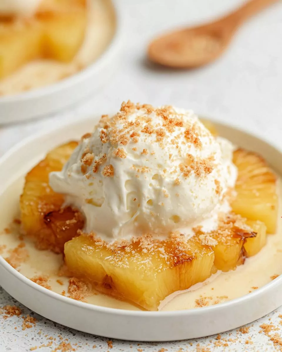 Baked Pineapple Dessert - detail 2