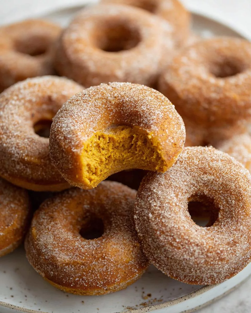 Baked Pumpkin Doughnuts - detail 2
