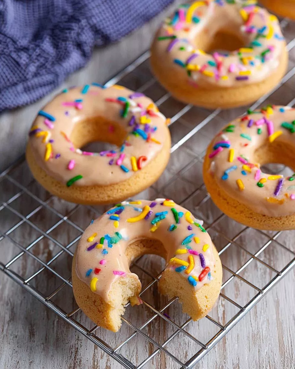 Baked Vanilla Donuts - detail 1