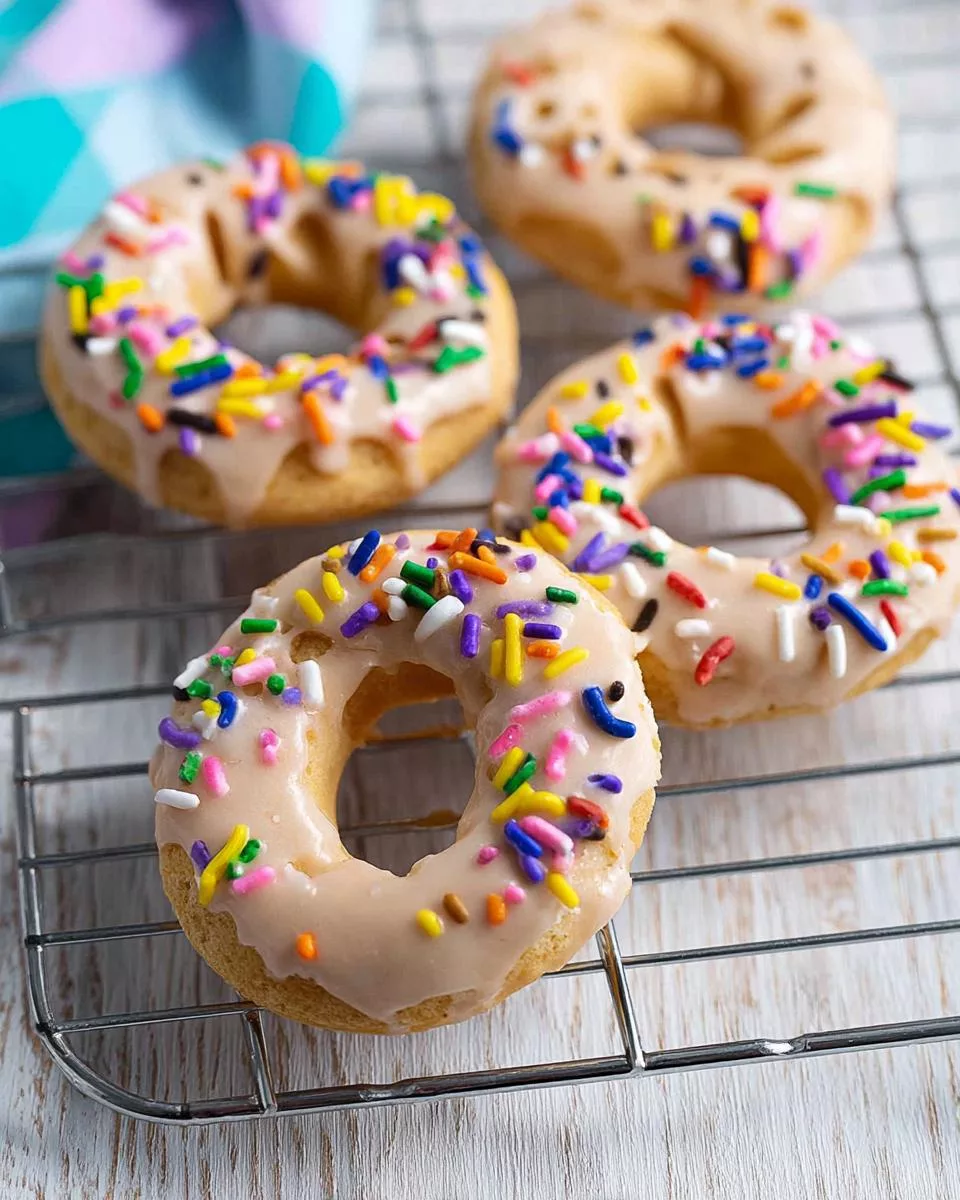 Baked Vanilla Donuts - detail 2