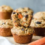 Banana Carrot Muffins with Prunes