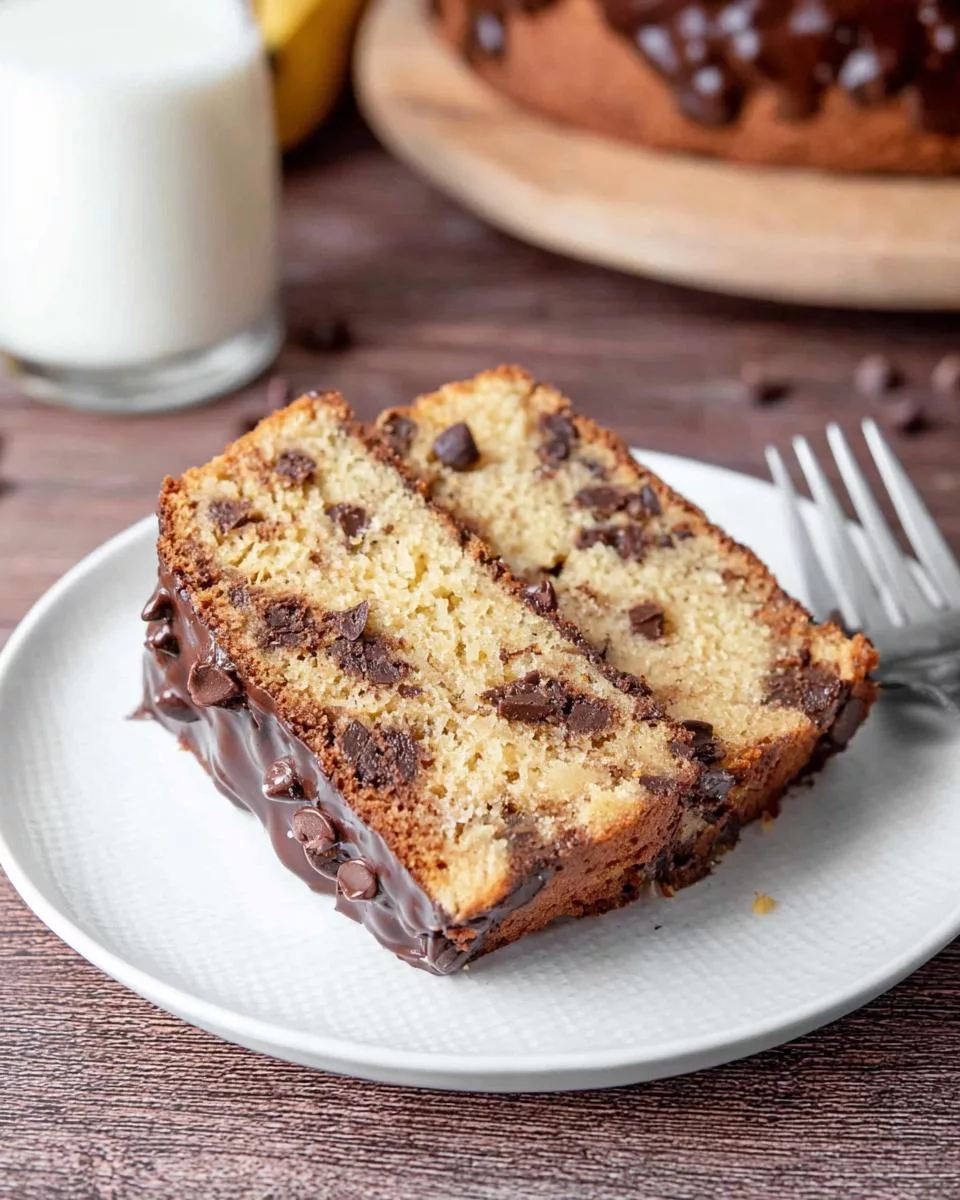 Banana Chocolate Chip Cake - detail 2