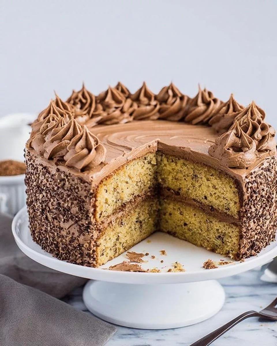 Banana Nutella Cake - detail 2