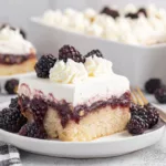 Blackberry Poke Cake