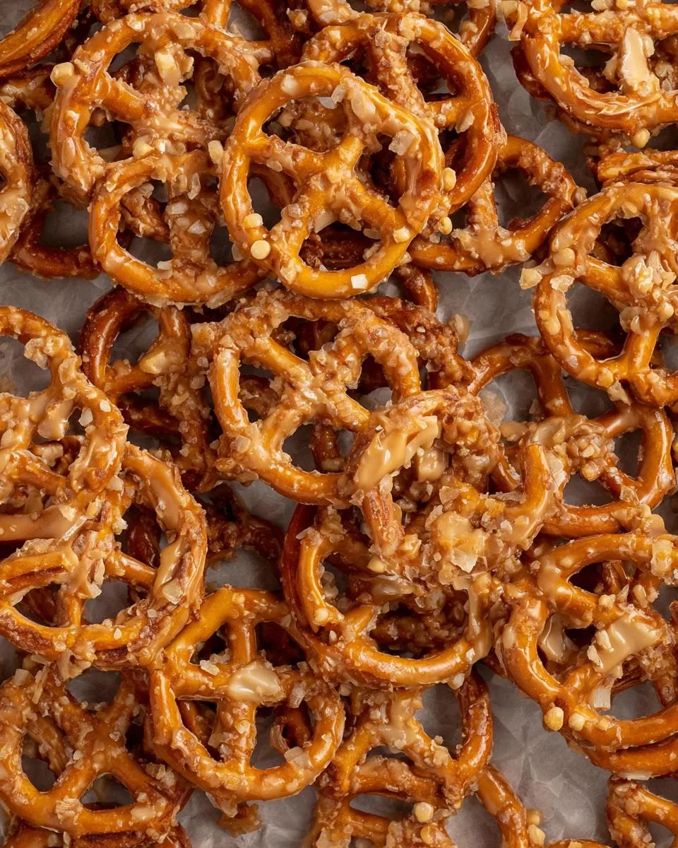 Butter Toffee Pretzels - detail 1