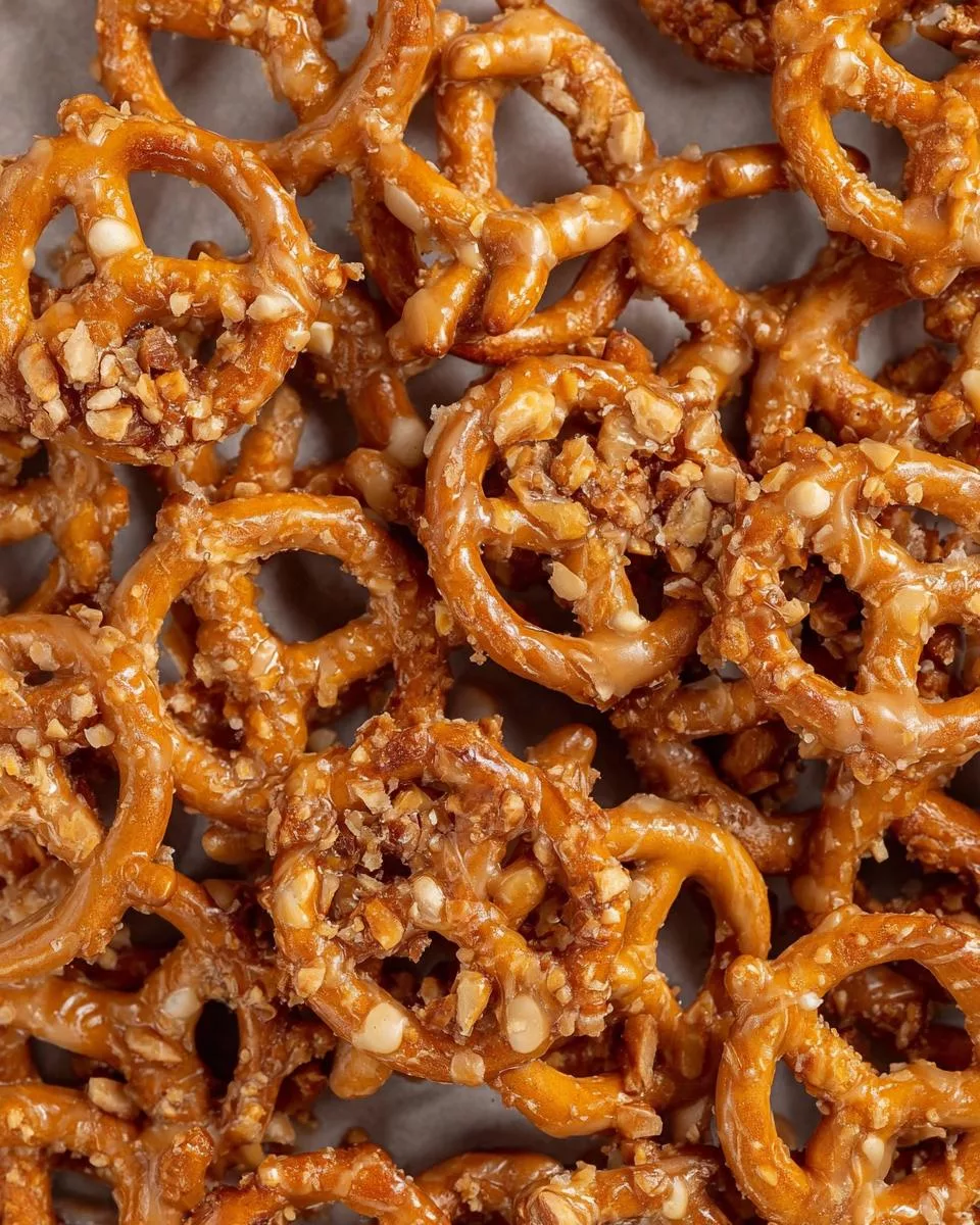 Butter Toffee Pretzels - detail 2