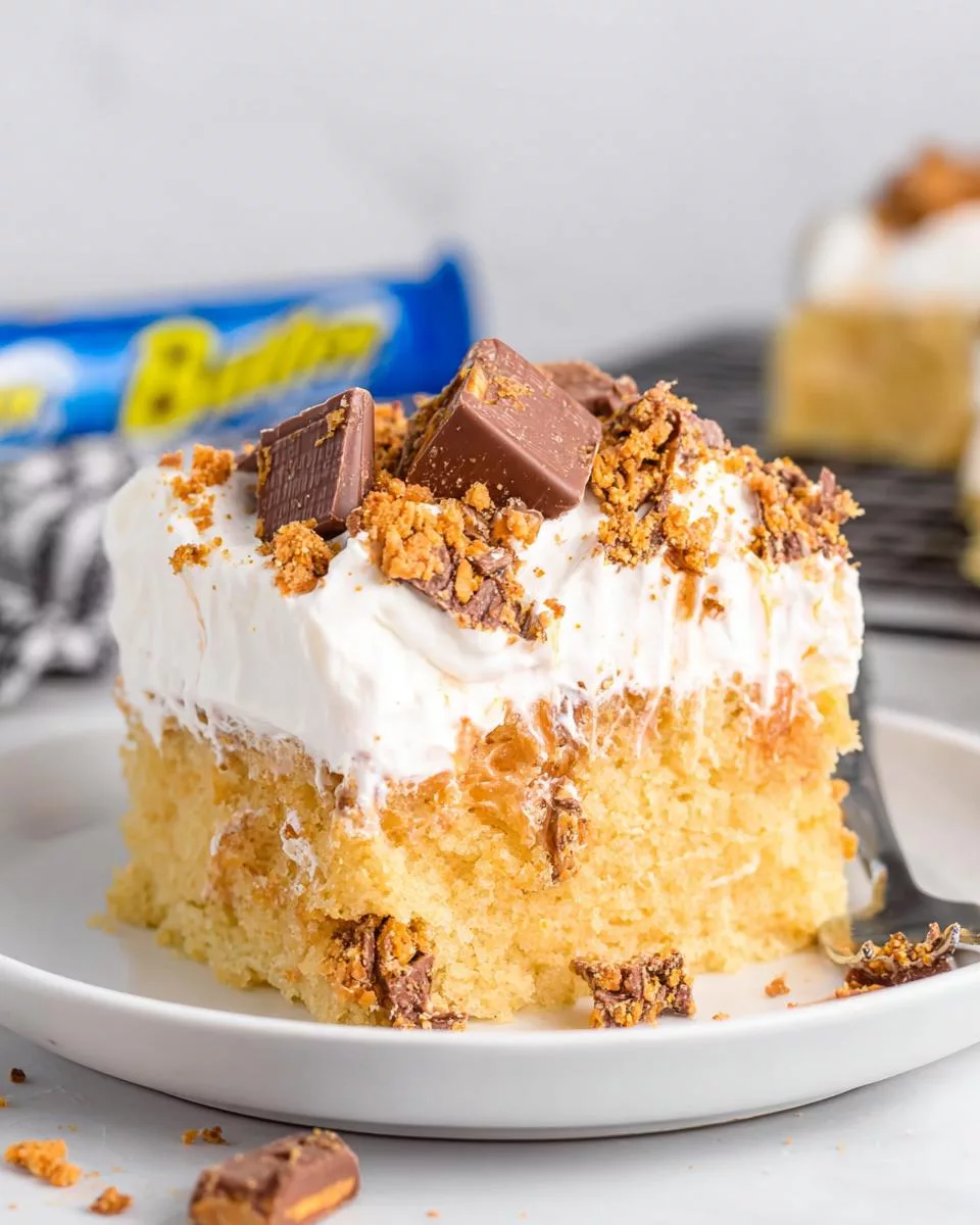 Butterfinger Cake - detail 1