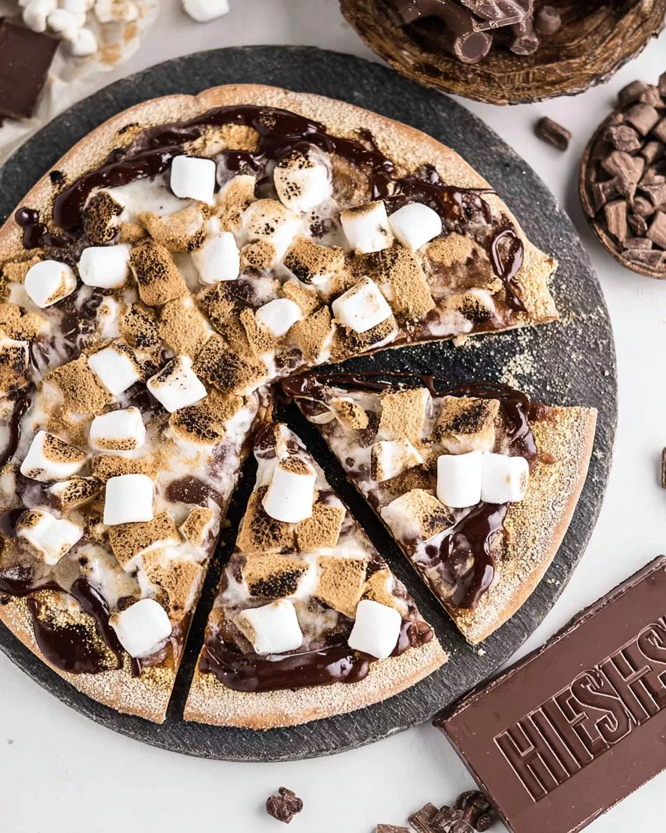 Campfire S’mores Pizza - detail 1