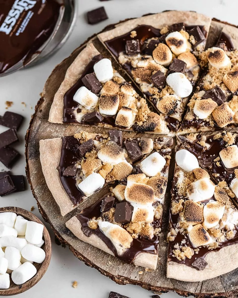 Campfire S’mores Pizza - detail 2