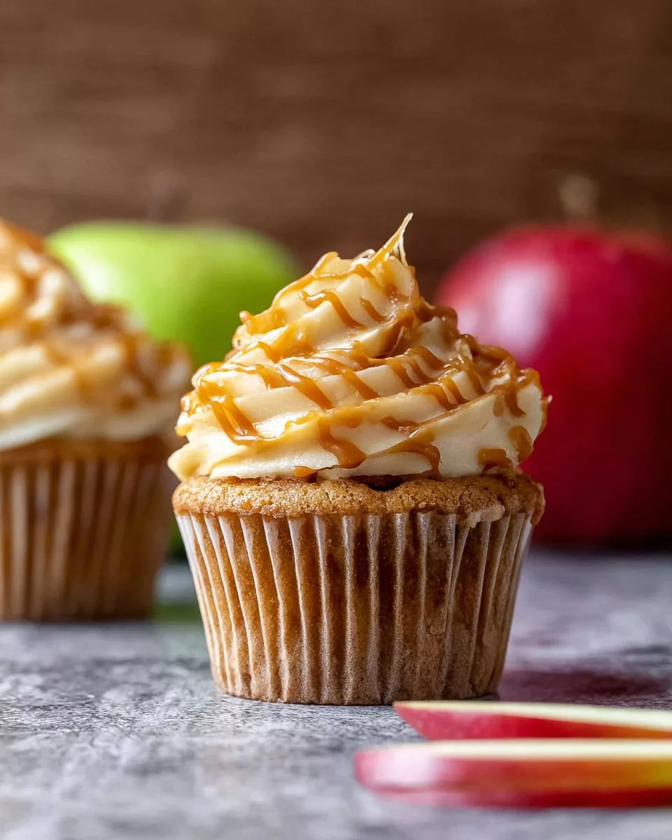 Caramel Apple Cupcakes - detail 2