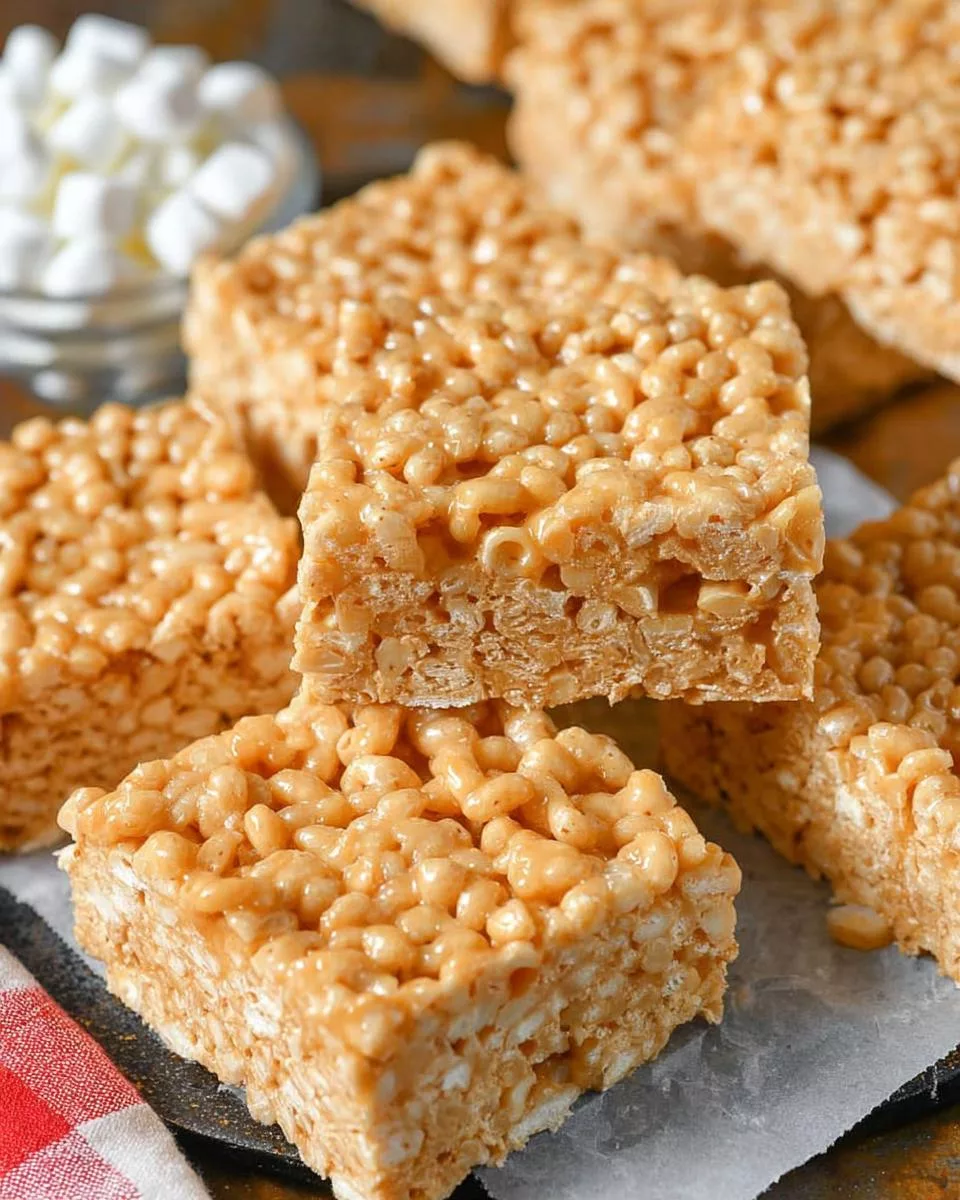 Caramel Rice Crispy Treats - detail 1
