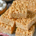 Caramel Rice Crispy Treats