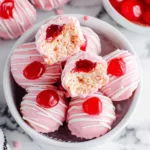 Cherry Chip Cheesecake Bites