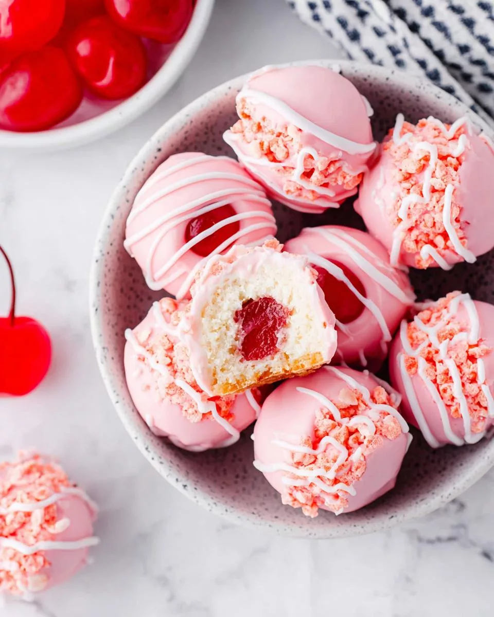 Cherry Chip Cheesecake Bites - detail 2