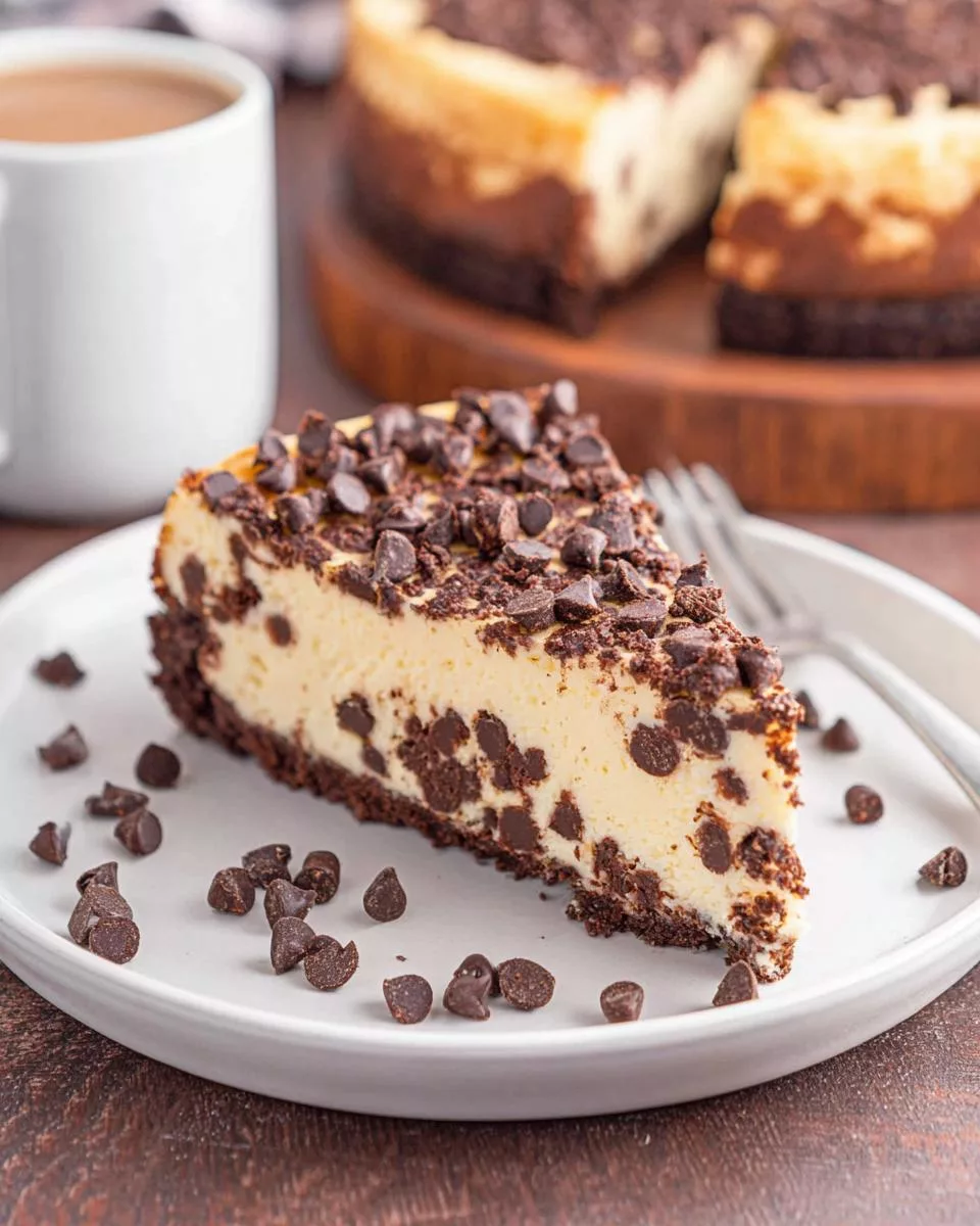Chocolate Chip Cheesecake - detail 1