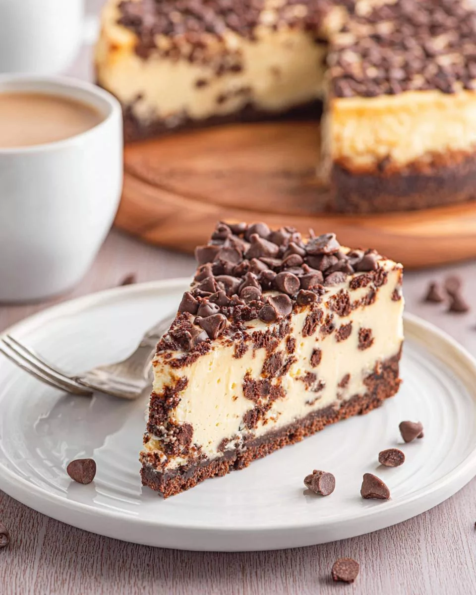 Chocolate Chip Cheesecake - detail 2