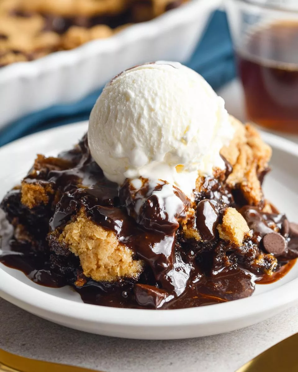 Chocolate Chip Cookie Cobbler - detail 1