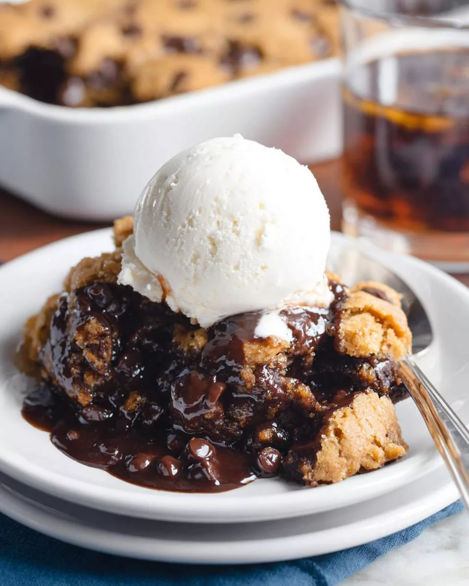 Chocolate Chip Cookie Cobbler - detail 2