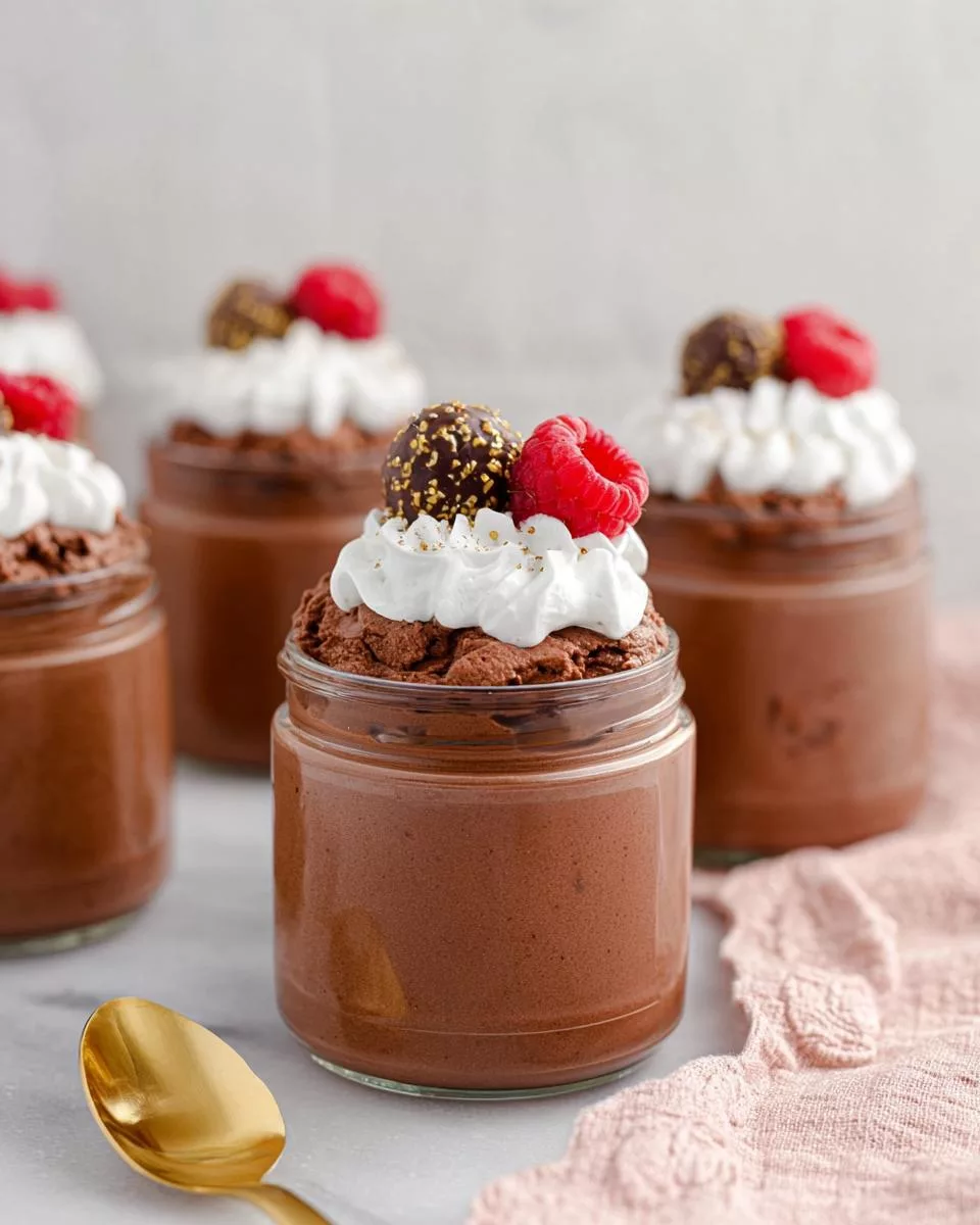Chocolate Mousse Cups - detail 2