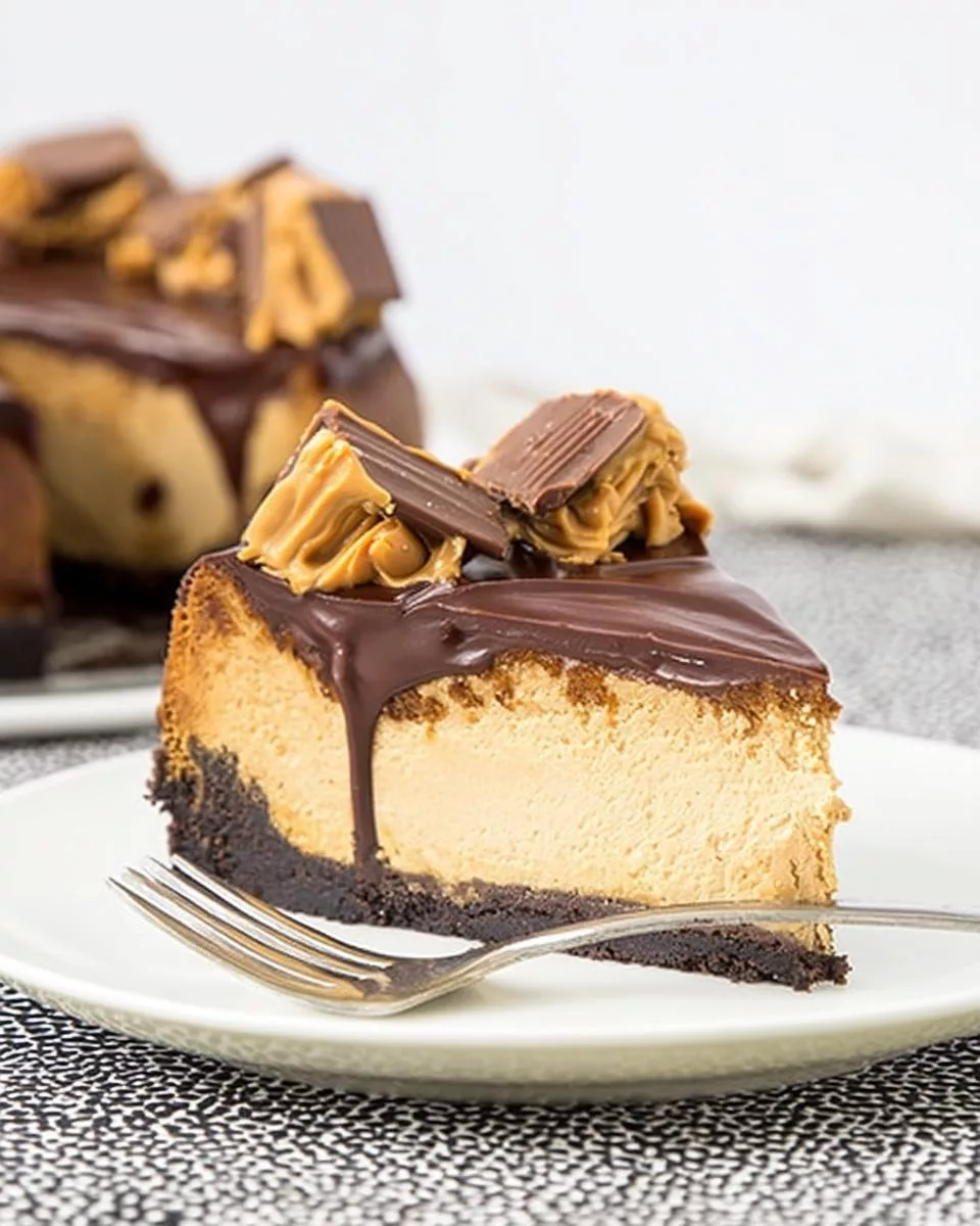 Chocolate Peanut Butter Cheesecake - detail 1