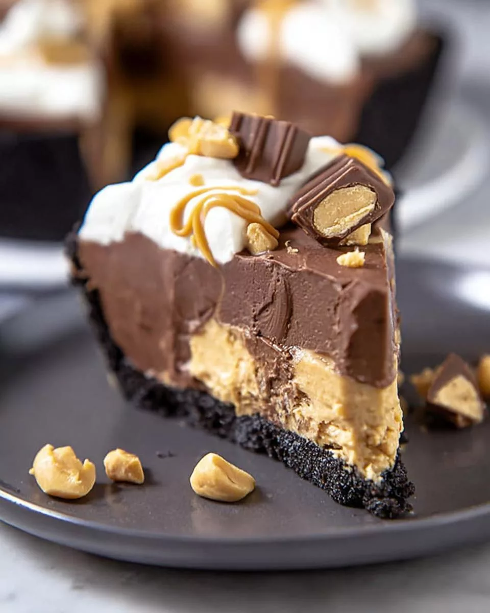Chocolate Peanut Butter Pie - detail 2