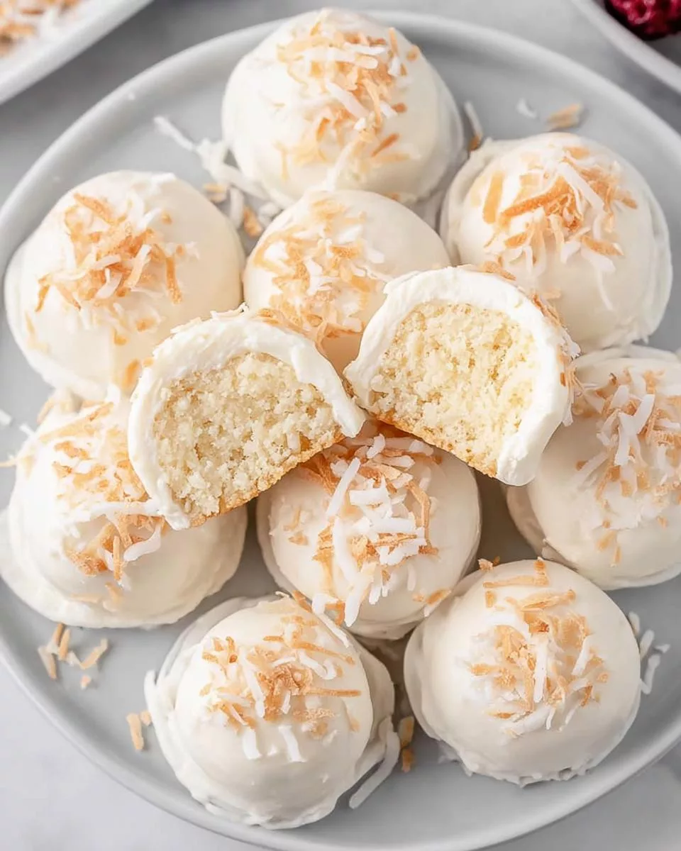 Coconut Cheesecake Bites - detail 1