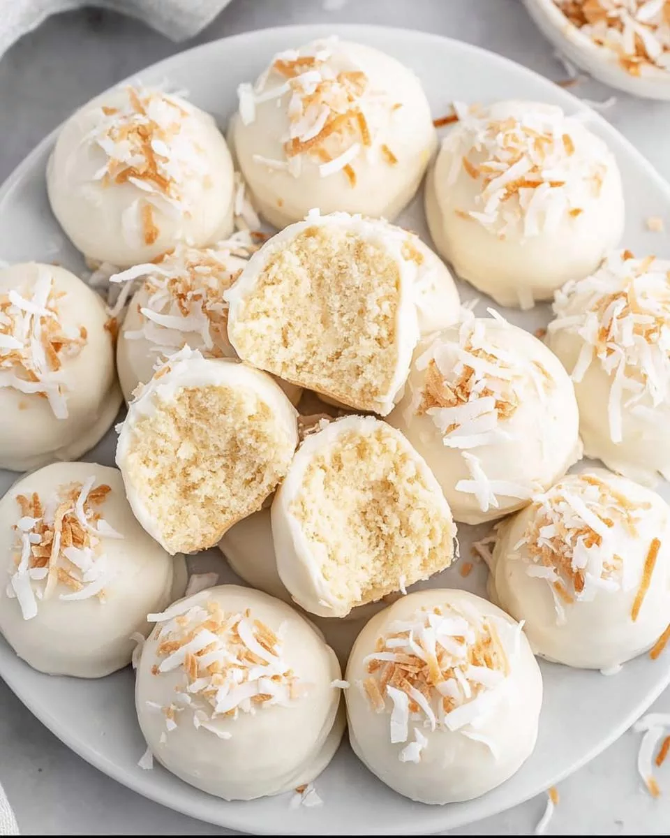 Coconut Cheesecake Bites - detail 2