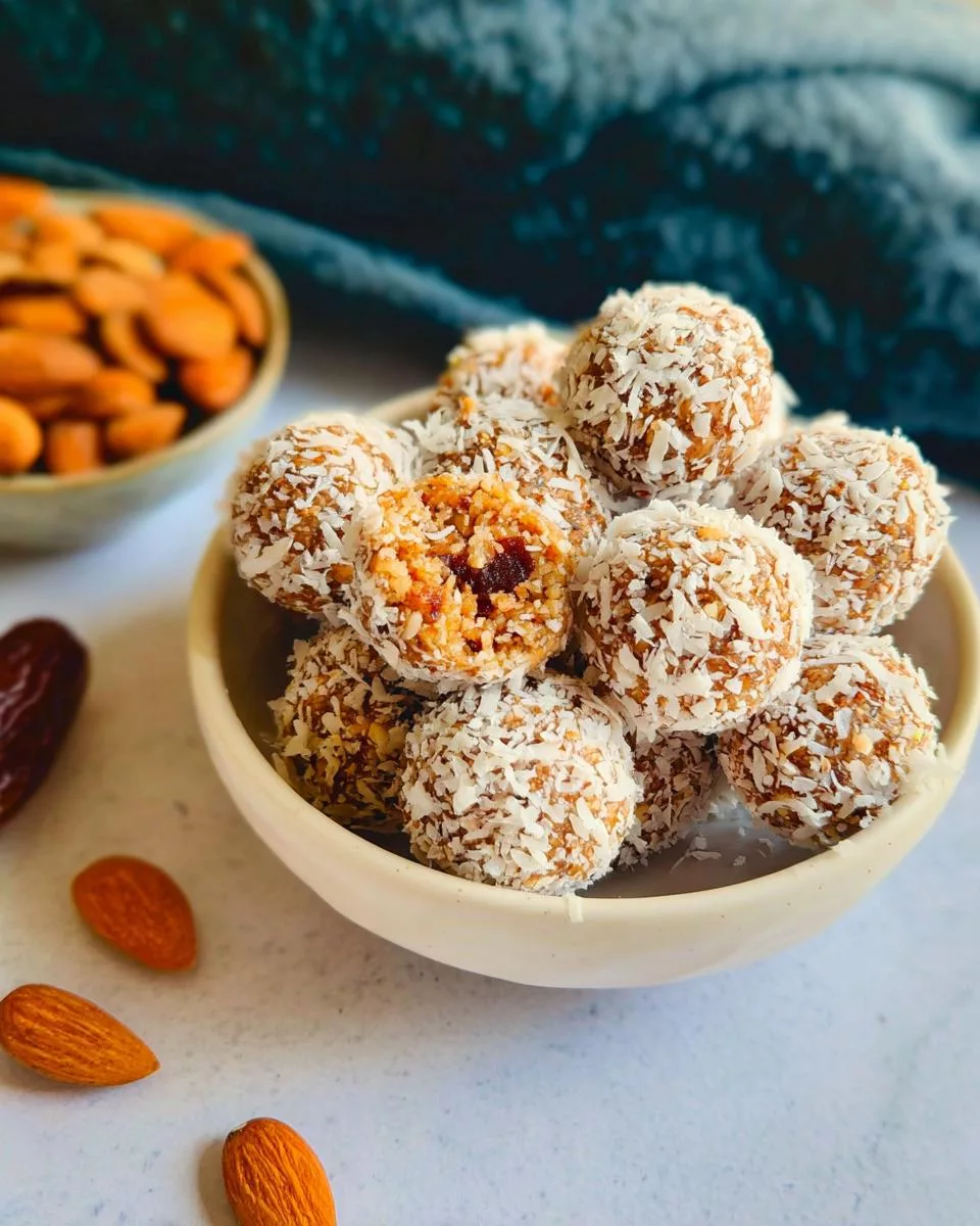Coconut Date Balls - detail 2