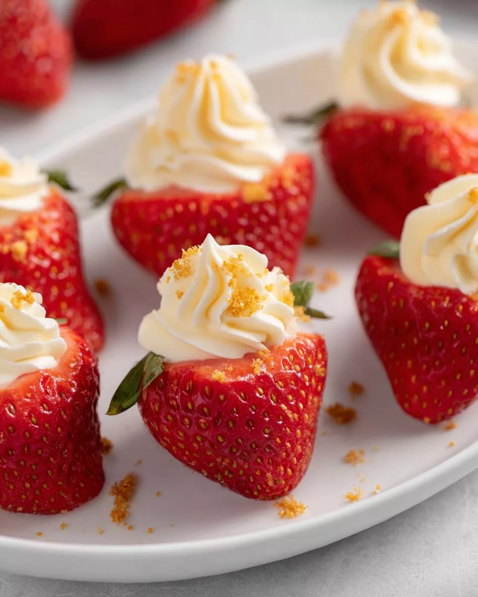 Deviled Strawberries - detail 2