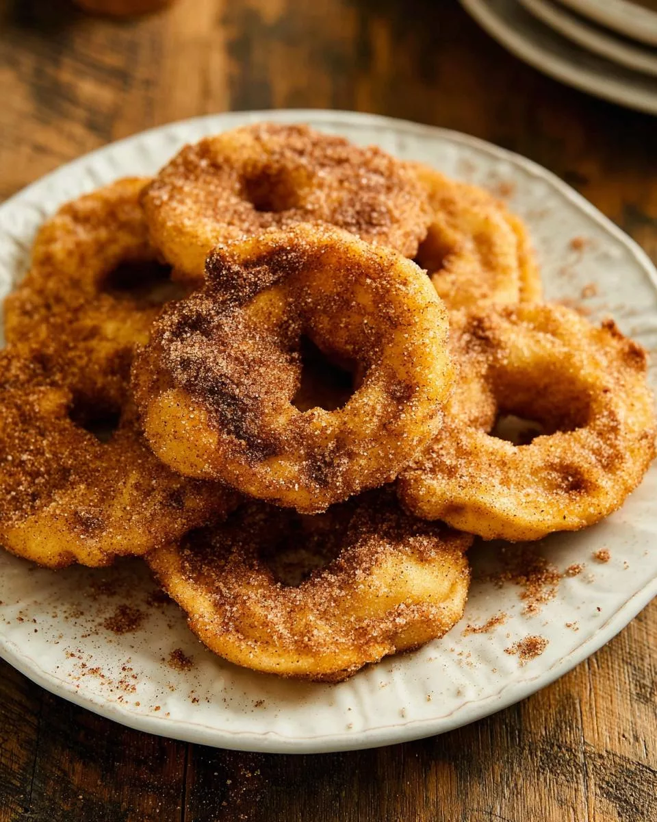 Easy Air Fryer Fried Apple Rings - detail 1