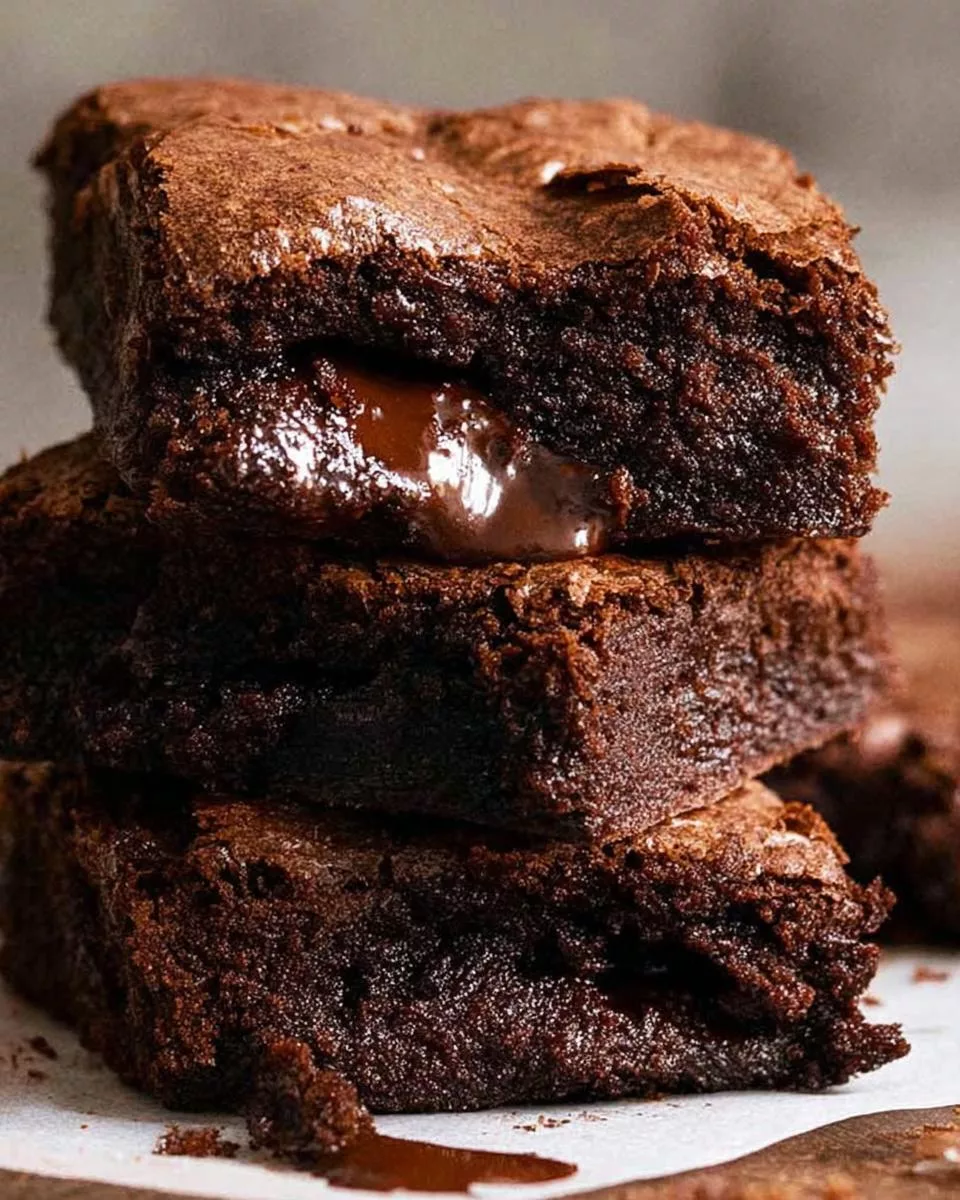 Easy Chocolate Brownies - detail 1