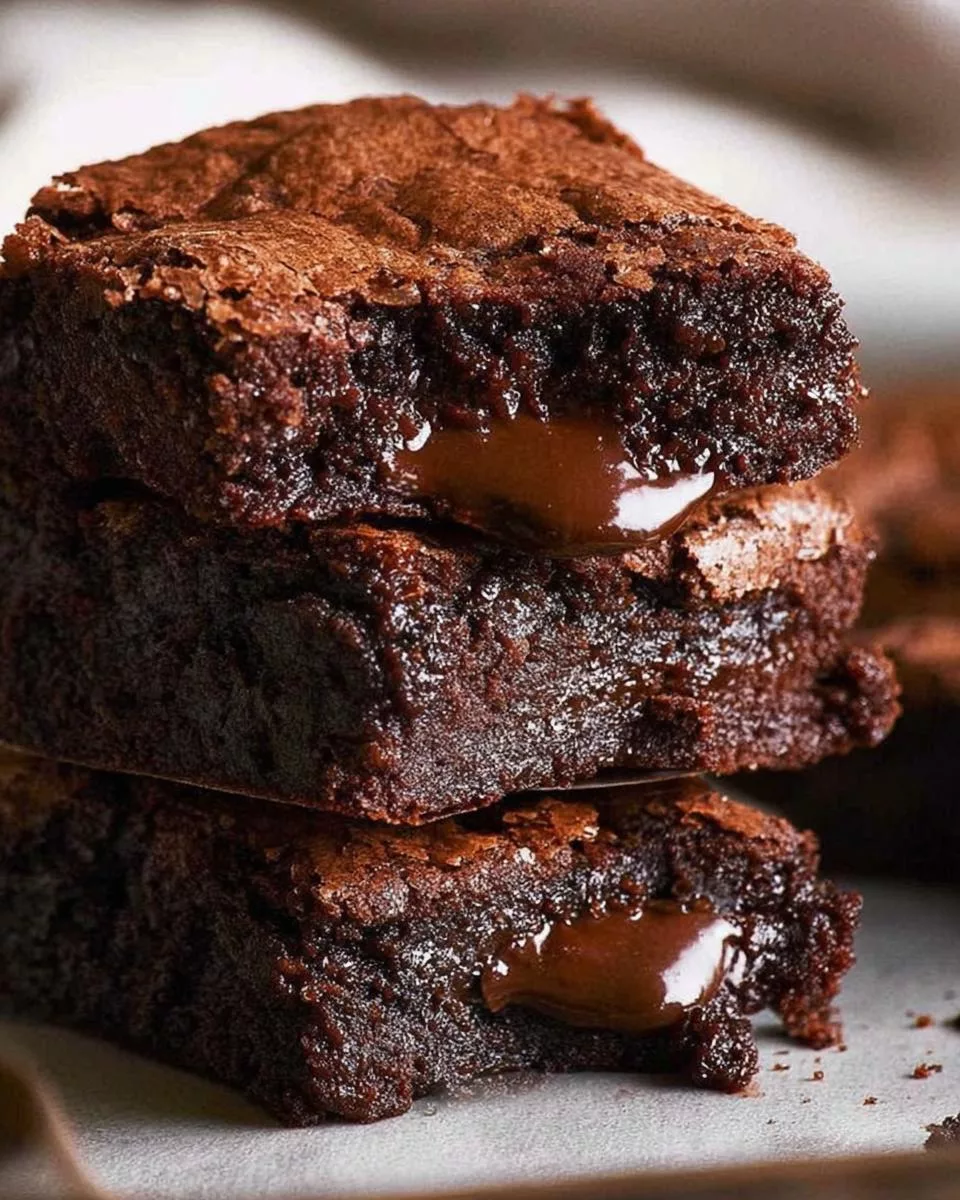 Easy Chocolate Brownies - detail 2