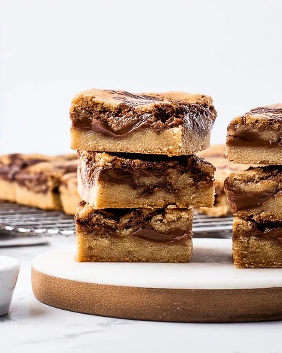 Easy Nutella Bars - detail 1