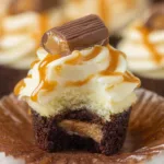 Easy Twix Bars Cupcakes