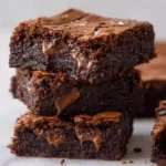 Fudgy Brown Butter Brownies with Crinkly Tops