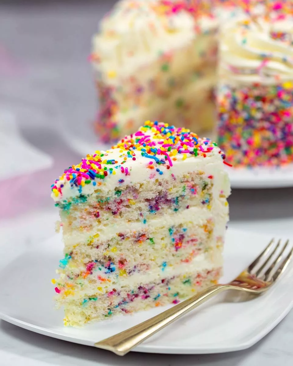 Funfetti Cheesecake Cake - detail 1