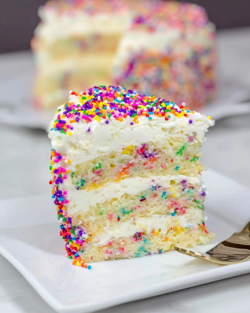 Funfetti Cheesecake Cake - detail 2