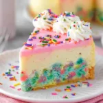 Funfetti Cheesecake with Cake Bottom