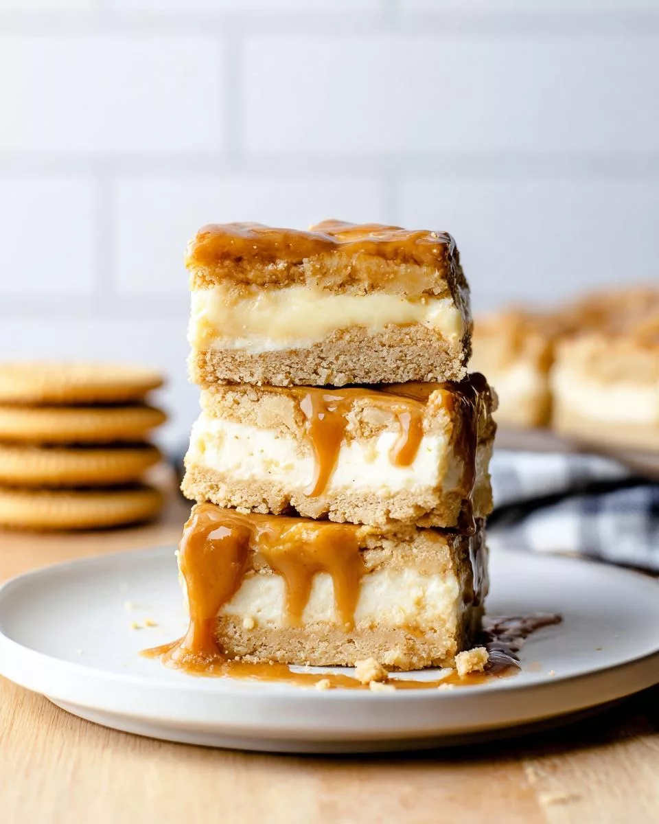 Golden Oreo Cheesecake Bars - detail 1