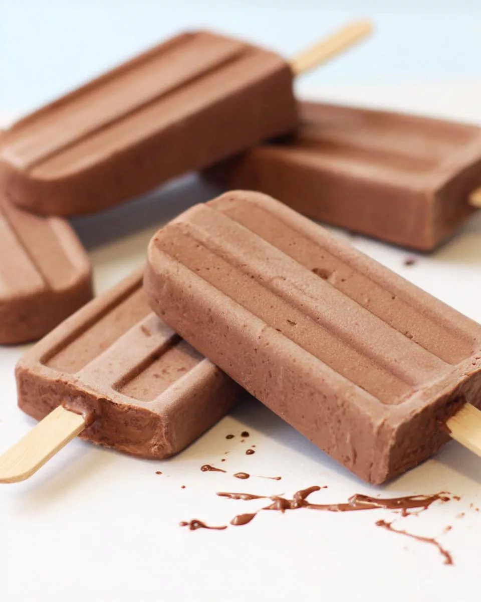 Greek Yogurt Fudgesicles - detail 1