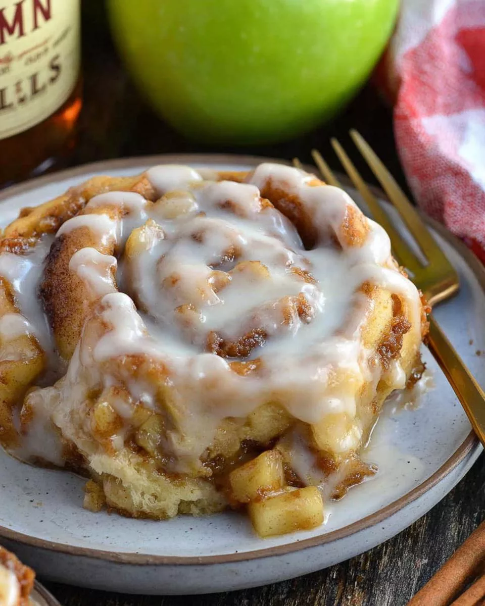 Homemade Apple Pie Cinnamon Rolls - detail 2
