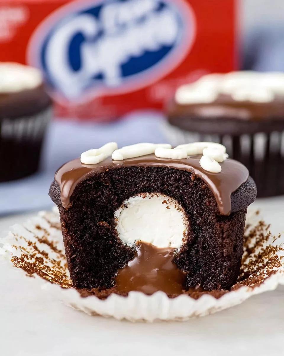 Homemade Hostess Cupcakes - detail 1