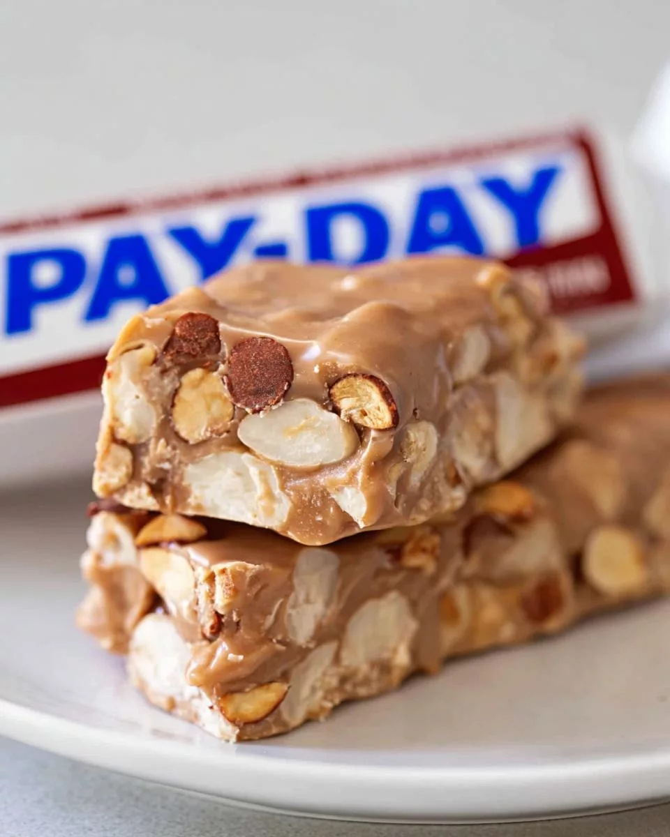 Homemade PayDay Candy Bars - detail 2