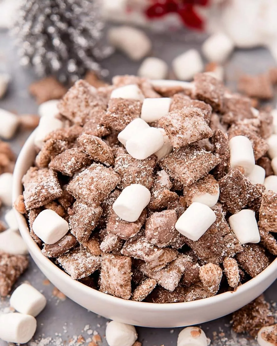 Hot Chocolate Muddy Buddies - detail 1