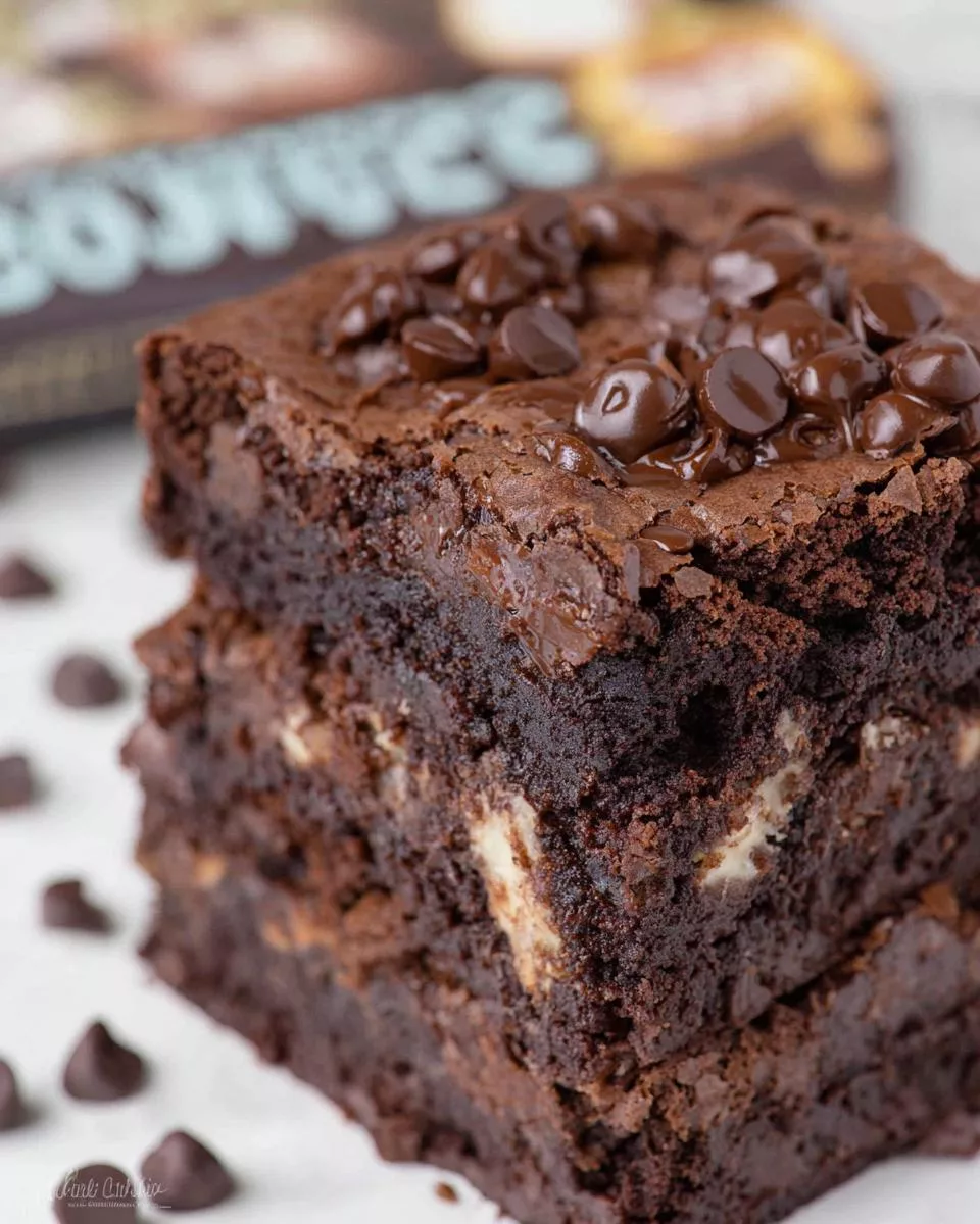 Hot Fudge Cheesecake Brownies - detail 1