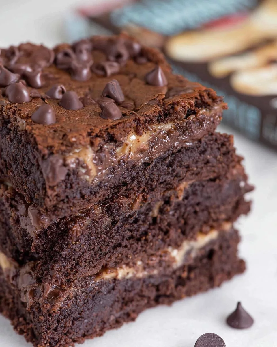 Hot Fudge Cheesecake Brownies - detail 2