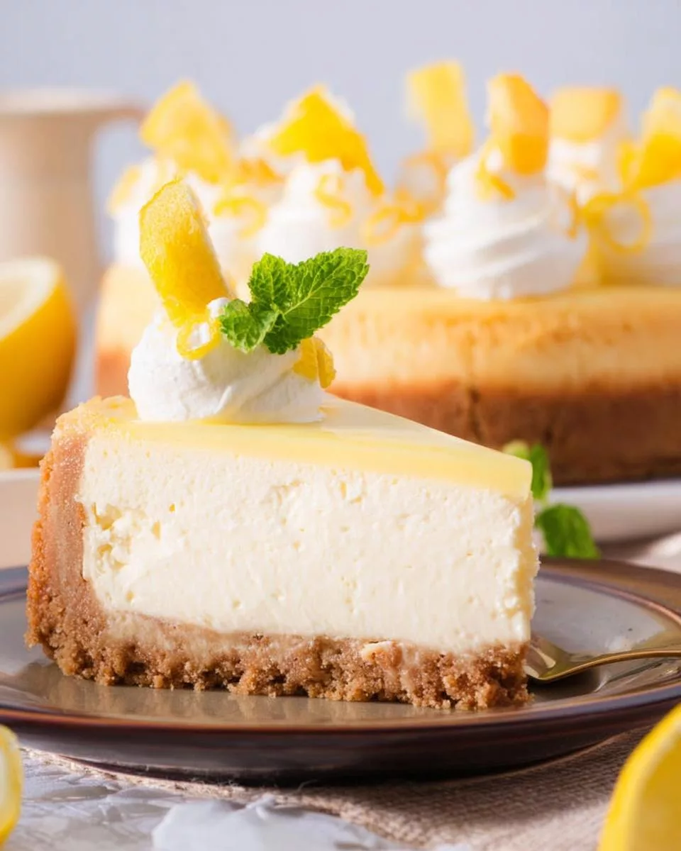 Lemon Cheesecake - detail 1