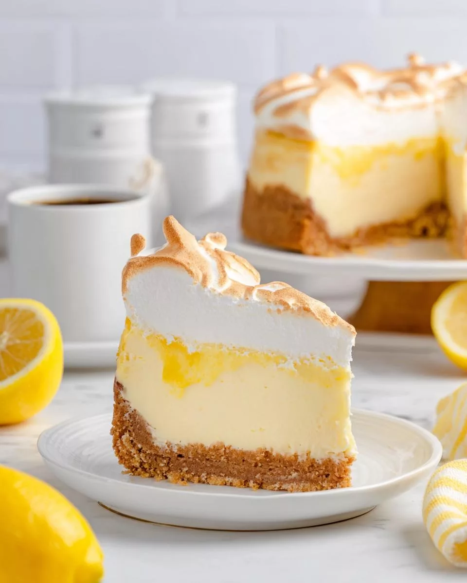 Lemon Meringue Cheesecake - detail 1
