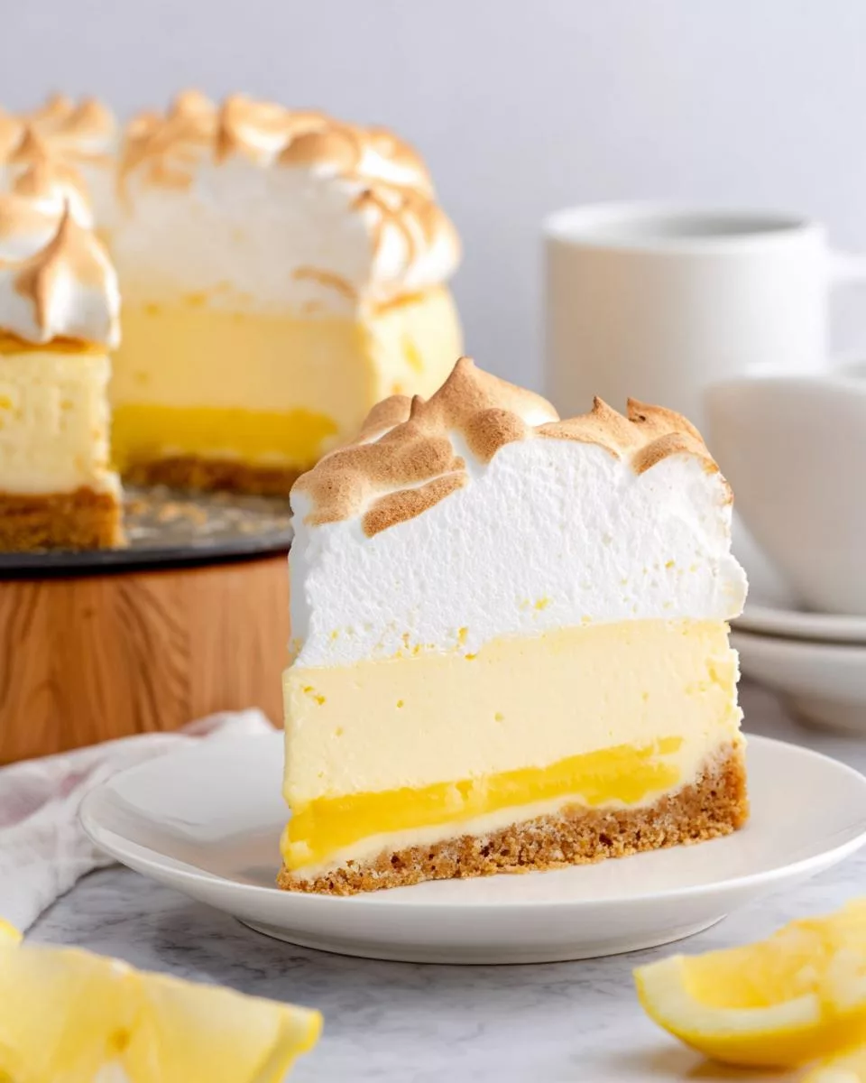 Lemon Meringue Cheesecake - detail 2